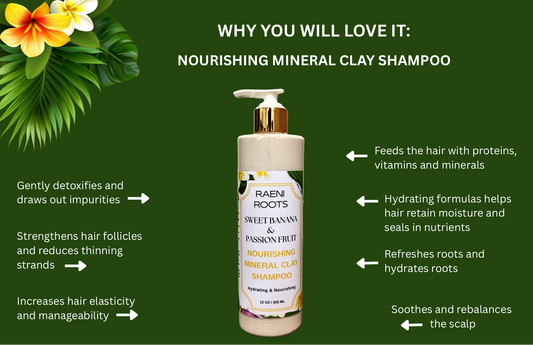 SWEET BANANA & PASSION FRUIT - NOURISHING MINERAL CLAY SHAMPOO