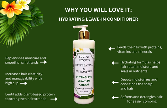 SWEET BANANA & PASSION FRUIT - HYDRATING LEAVE-IN CONDITIONER