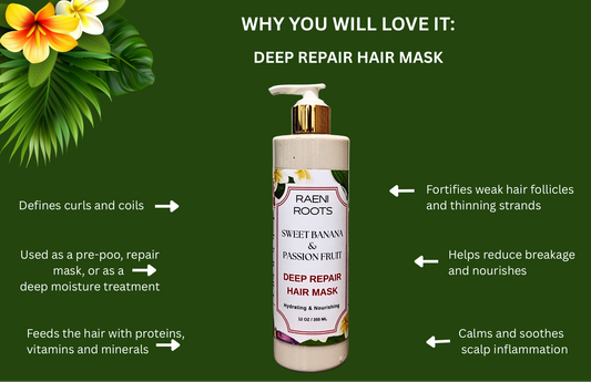 SWEET BANANA & PASSION FRUIT - DEEP REPAIR HAIR MASK