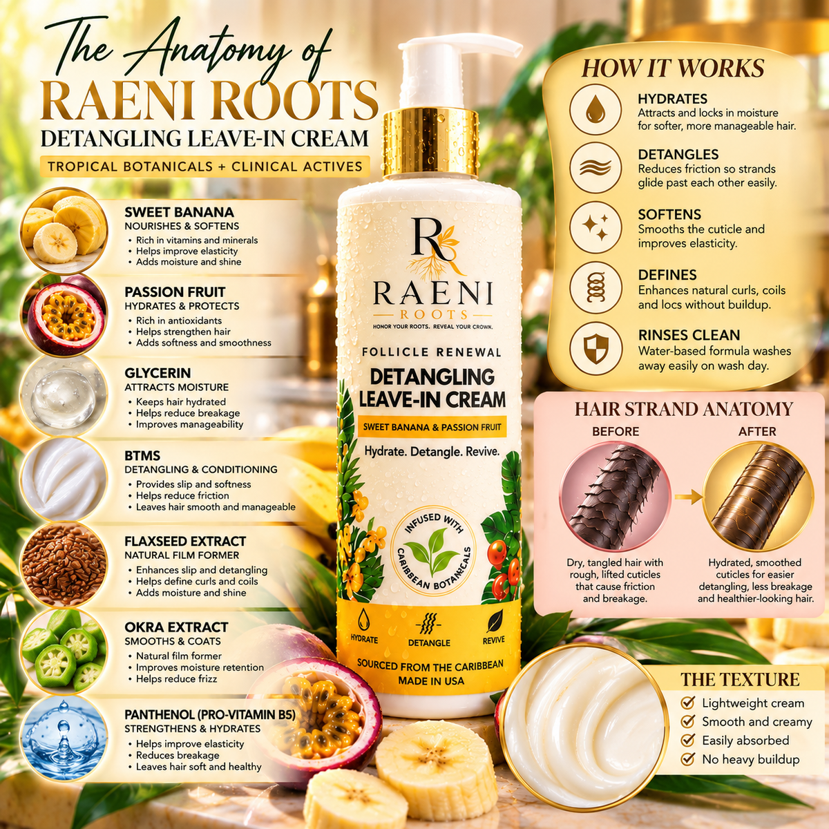 FOLLICLE RENEWAL DETANGLING LEAVE-IN CREAM