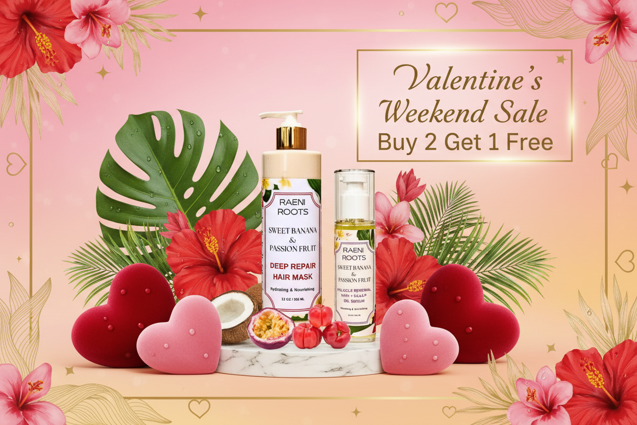Valentine Weekend Sale Website Banner with Products